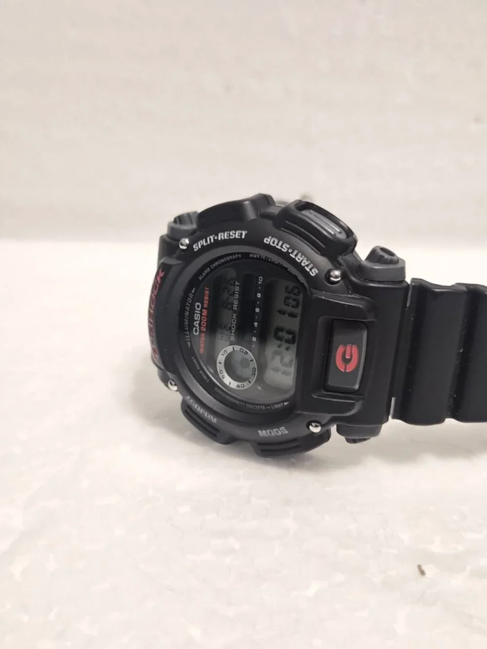 G Shock Digital Black and red